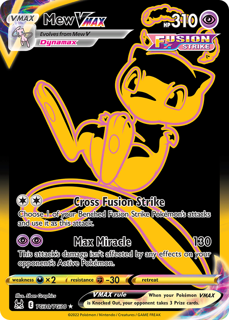 pulled the Mew VMAX (Rare Secret) from Lost Origin Trainer Gallery 🔥