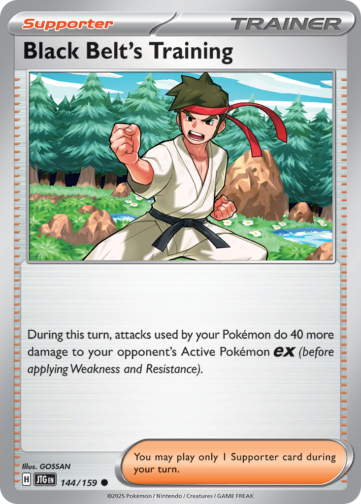 pulled the Black Belt's Training (Common) from Journey Together 🔥