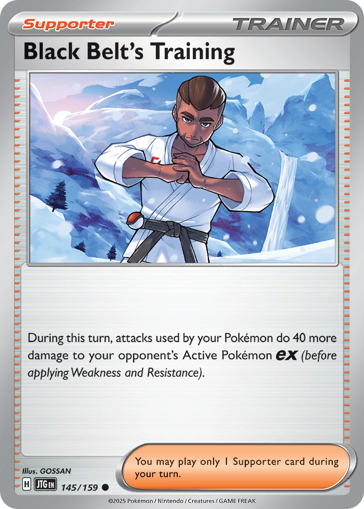 pulled the Black Belt's Training (Common) from Journey Together 🔥