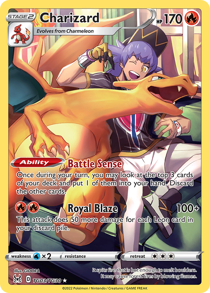 pulled the Charizard (Trainer Gallery Rare Holo) from Lost O… — @jess on Catcher