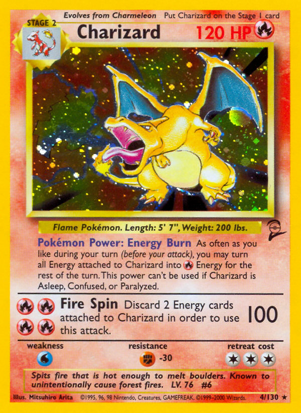 pulled the Charizard (Rare Holo) from Base Set 2 🔥