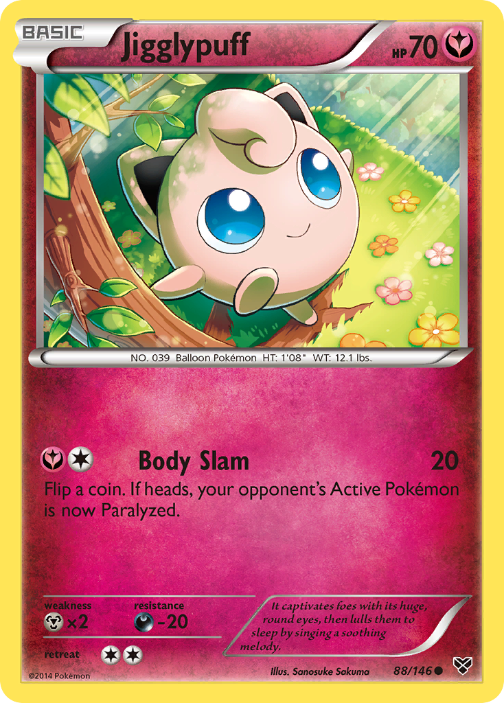 pulled the Jigglypuff (Common) from XY 🔥 — @lenalyn on Catcher
