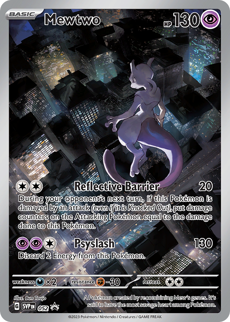 pulled the Mewtwo (Promo) from Scarlet & Violet Black Star Promos 🔥