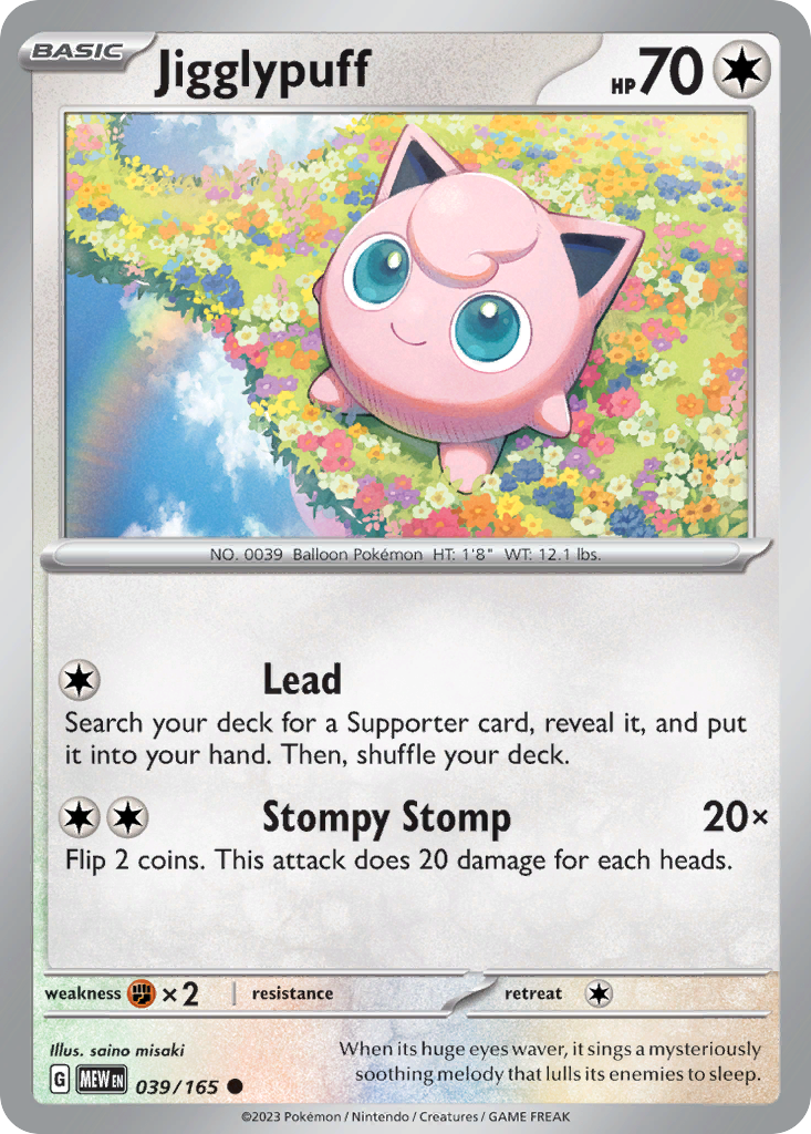 pulled the Jigglypuff (Common) from 151 🔥 — @lenalyn on Catcher