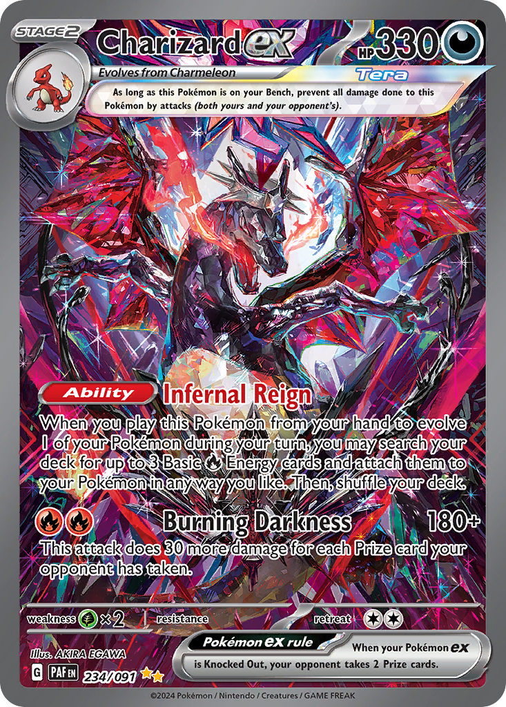 pulled the Charizard ex (Special Illustration Rare) from Paldean Fates 🔥