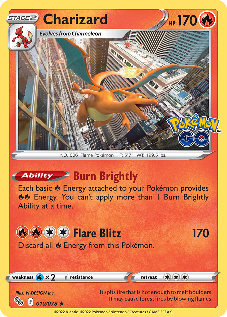 pulled the Charizard (Rare Holo) from Pokémon GO 🔥 — @testcatcher on Catcher