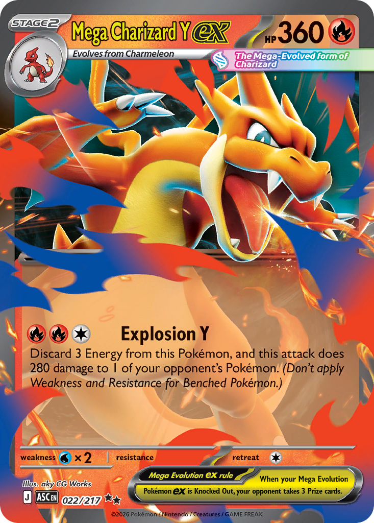 pulled the Mega Charizard Y ex (Double Rare) from Ascended H… — @testcatcher on Catcher