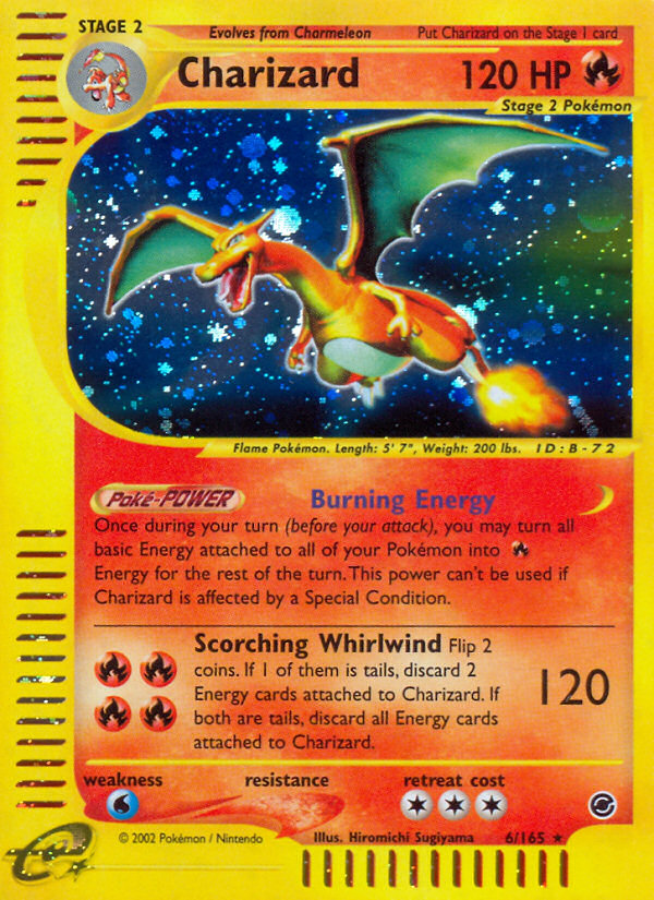 pulled the Charizard (Rare Holo) from Expedition Base Set 🔥 — @testcatcher on Catcher