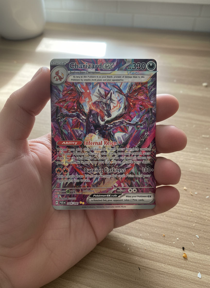 pulled the Charizard ex (Special Illustration Rare) from Paldean Fates 🔥